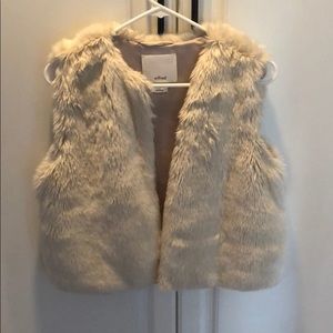 Faux fur vest